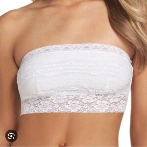 Intimately Free People White Lace Bandeau Bra Size Small